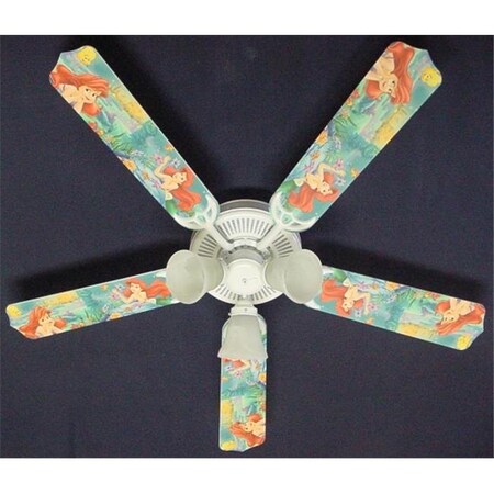 Lightitup Disney Little Mermaid Ariel Ceiling Fan 52 in. LI51864